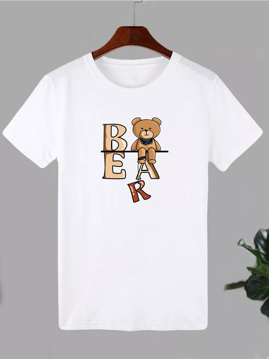 T-shirt with print Bear 2XL