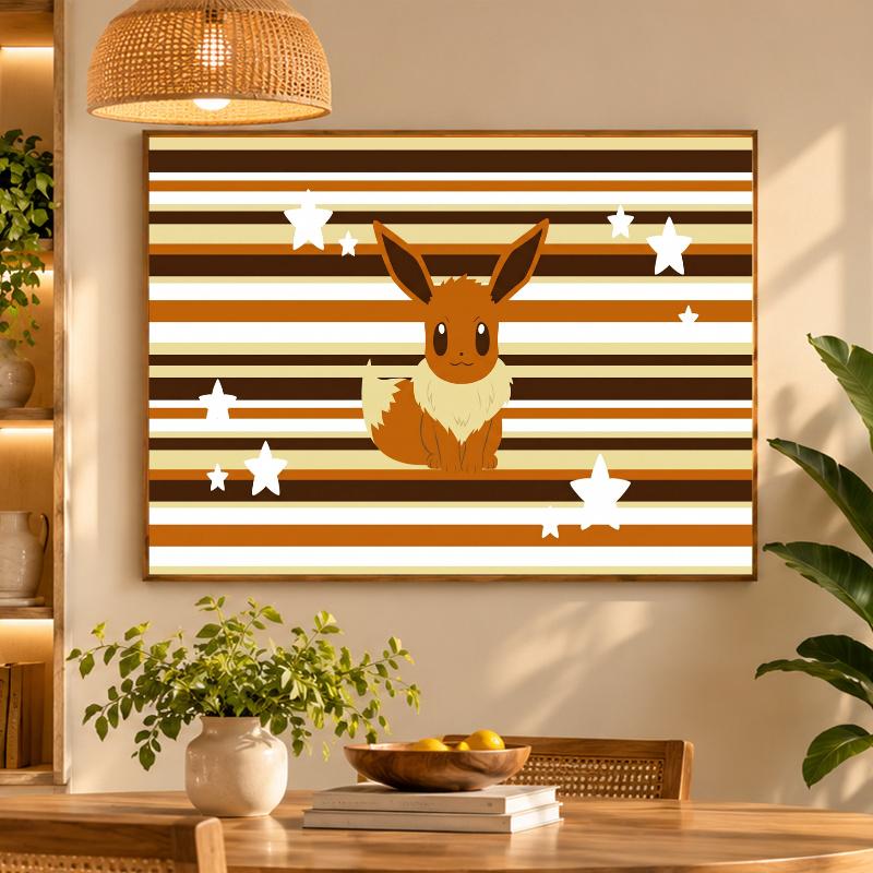5D Diamond Painting Eevee DIY Full Drill Diamond Art Kit Home Decoration