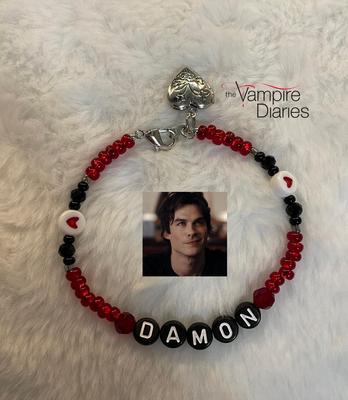 Y2K Jewelry The Vampire Diaries Inspired Beaded Bracelets Damon, Stefan Salvatore, Klaus, Elijah Mikaelson, Enzo, Kai Parker