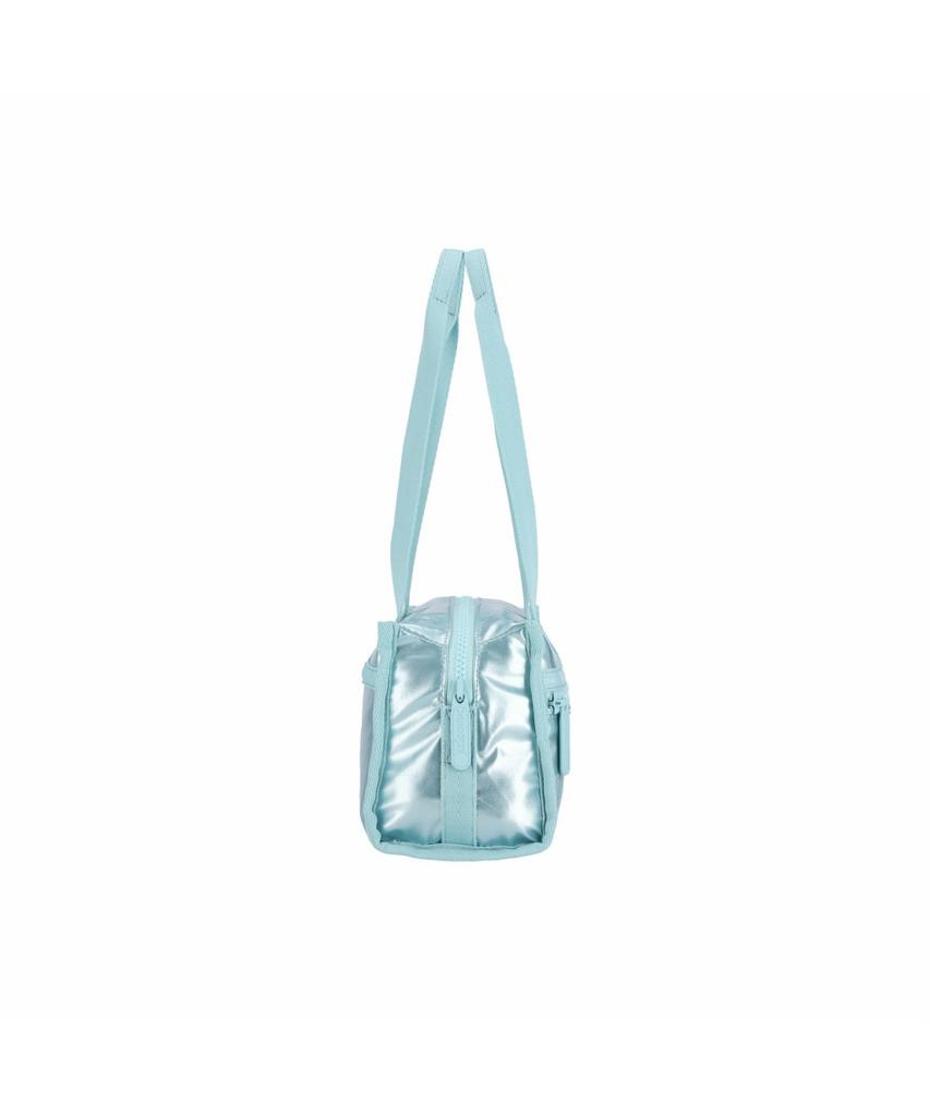 Lesportsac Aqua Blue Shine E/W Square Shoulder Bag [2049.Ma17]