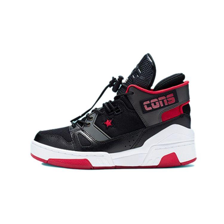 Converse ERX 260 Scarpe da Skate Alte Casual Resistenti per Bambini Sneakers per Bambini Nero Rosso 265219C