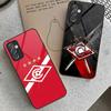 Russian Spartak Moscow Football Phone Case For Samsung S30 S23 S22 S21 S20 Fe S10 E S9 Note 20 10 Pro Ultra Plus 5G Glass Cover