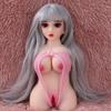 38cm Men's Sex Doll Half Body Vagina Sex Big Breast Soft Ass Erotic Adult Sex Toy