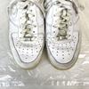 Nike Air Force 1 Low Leather Sneakers Size 28.5 10.5 White