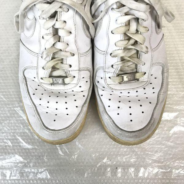 Nike Air Force 1 Low Leather Sneakers Size 28.5 10.5 White