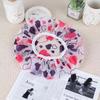 Waterproof PE Shower Cap for Bathing, Kitchen Oil-Proof, Reusable and Thickened
