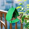 Bird Feeders for Outdoors Hanging Bird Feeder Wild Birds Seed Triangular Roof Garden Waterproof And Windproof Easy To Clean