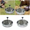 Pig Feed Trough Feeder Bowl Stainless Steel Piglet Waterer Livestock