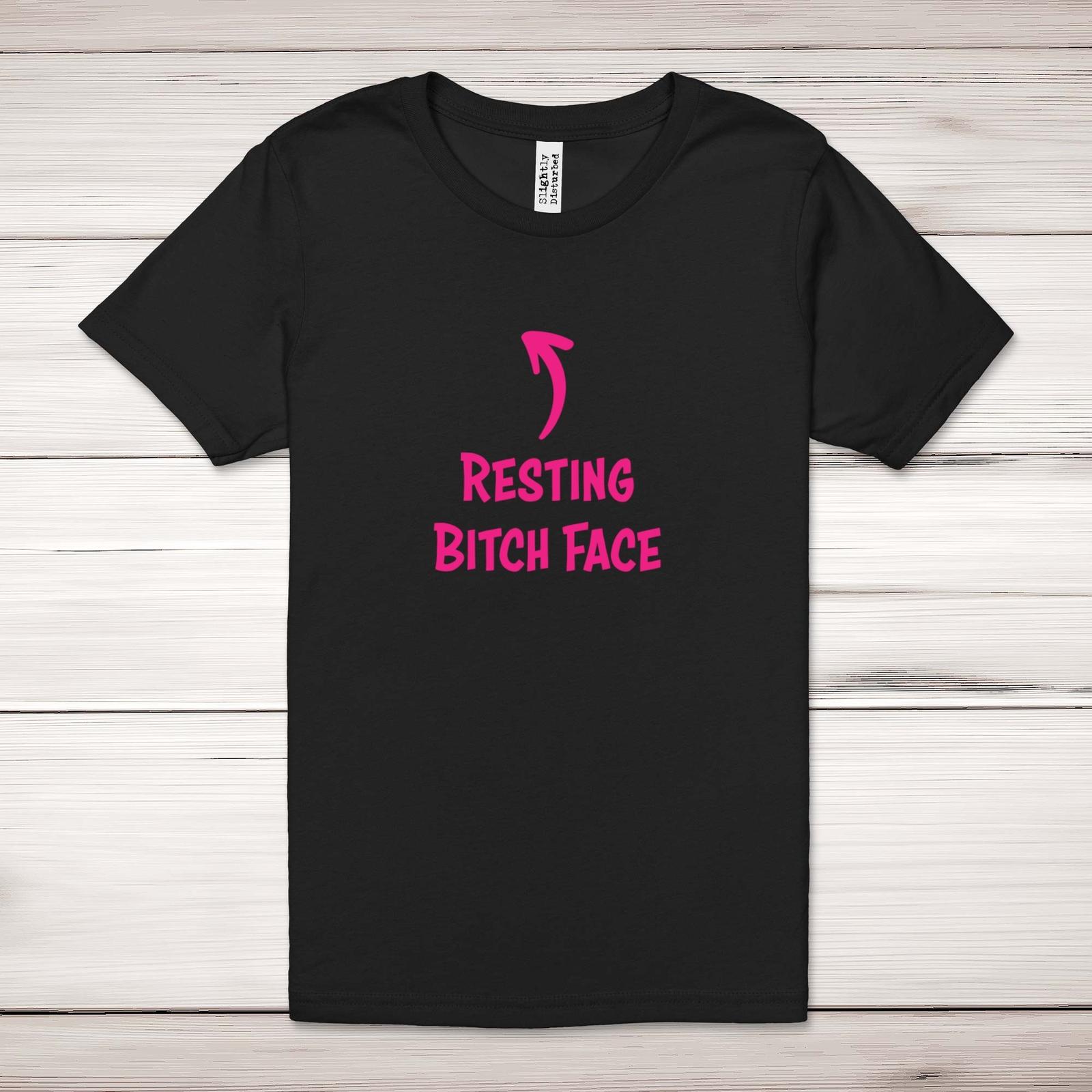 Resting B*tch Face Adult T-Shirt S разноцветный