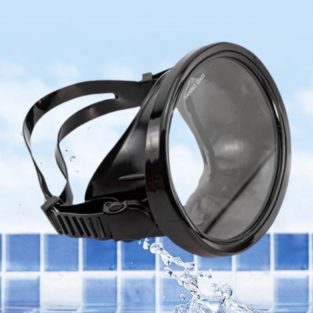 PVC Fisherman's Goggles Tempered Glass Diving Mask Snorkeling Goggles  Underwater Adventures