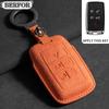 Suede Car Key Case Cover Shell Holder Protection For Land Rover Range Rover Sport Velar Evoque Freelander2 Discovery Accessories