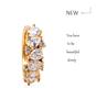 Stylish Rhinestone Zirconia Earrings with Unique Design