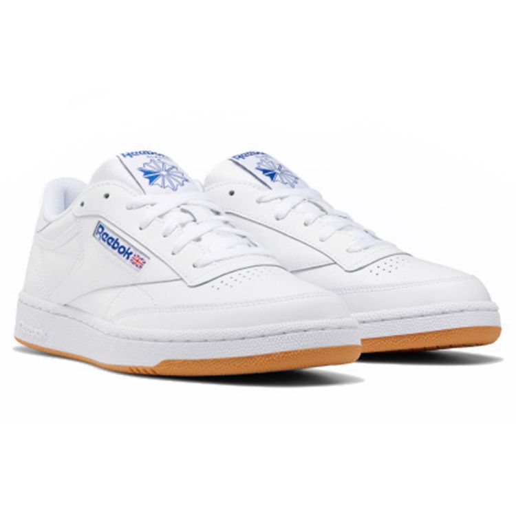 Reebok Club C 85 White Unisex Sneakers Royal Gum AR0459