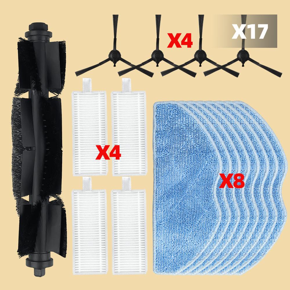 Fit For 360 S8 / Botslab S8 Plus / Honor Choice R2 / R2s Lite Vacuum Parts Main Side Brush Filter Hepa Mop Cloths Accessories