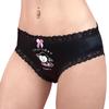 [LittleForBig] Women's Panties 7-Piece Set Silky Underwear [Bella's Mischievous Week] Lace and Ribbon Trim Ribbed Knit Multicolor Black, Blue, Pink &