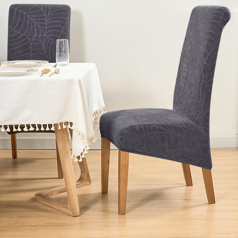 Water-Repellent Anti-Slip Office Chair Cover Universal Patterned Sleighback Chair Slipcovers Luxury Stretchable Seat Cover