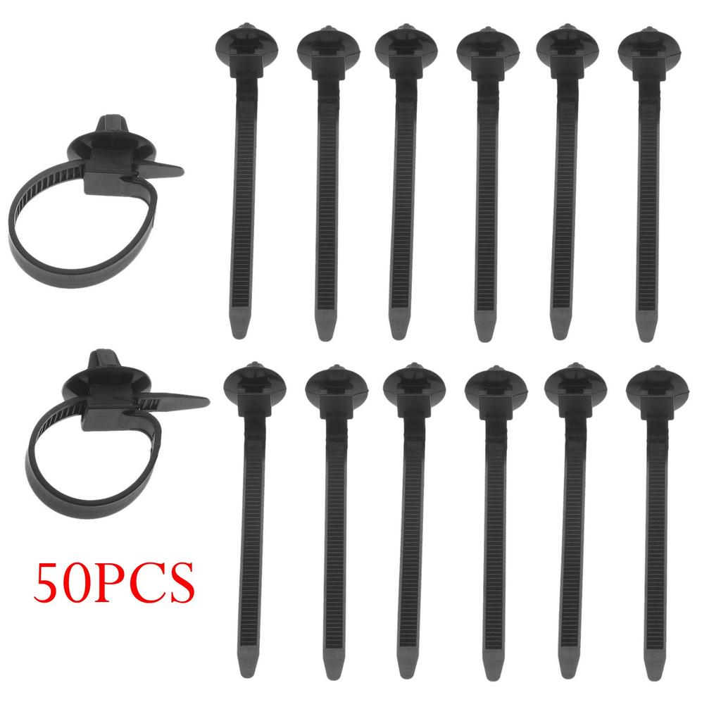 Easy To Use Design Cable Strap Clip Car Wire Tie Nylon Cable Tie