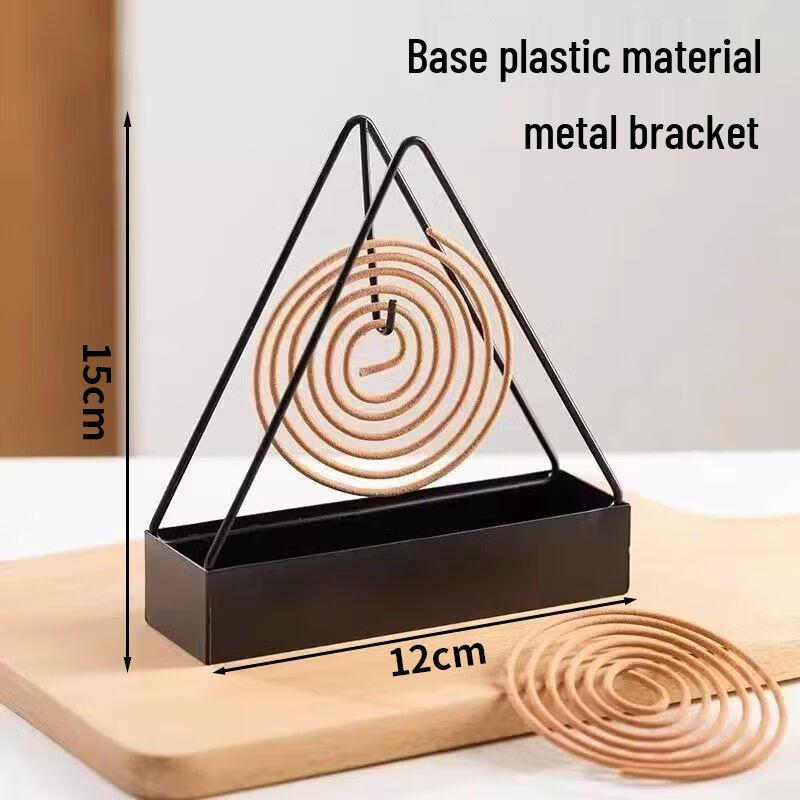 

Heart-Shaped Mosquito Coil Holder with Lid - Fireproof Outdoor Incense Burner and Ash Catcher.