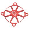 Motor Cooling Fan Cover Aluminum Alloy Heat Dissipation Fan Protective Cover for RC Car Red