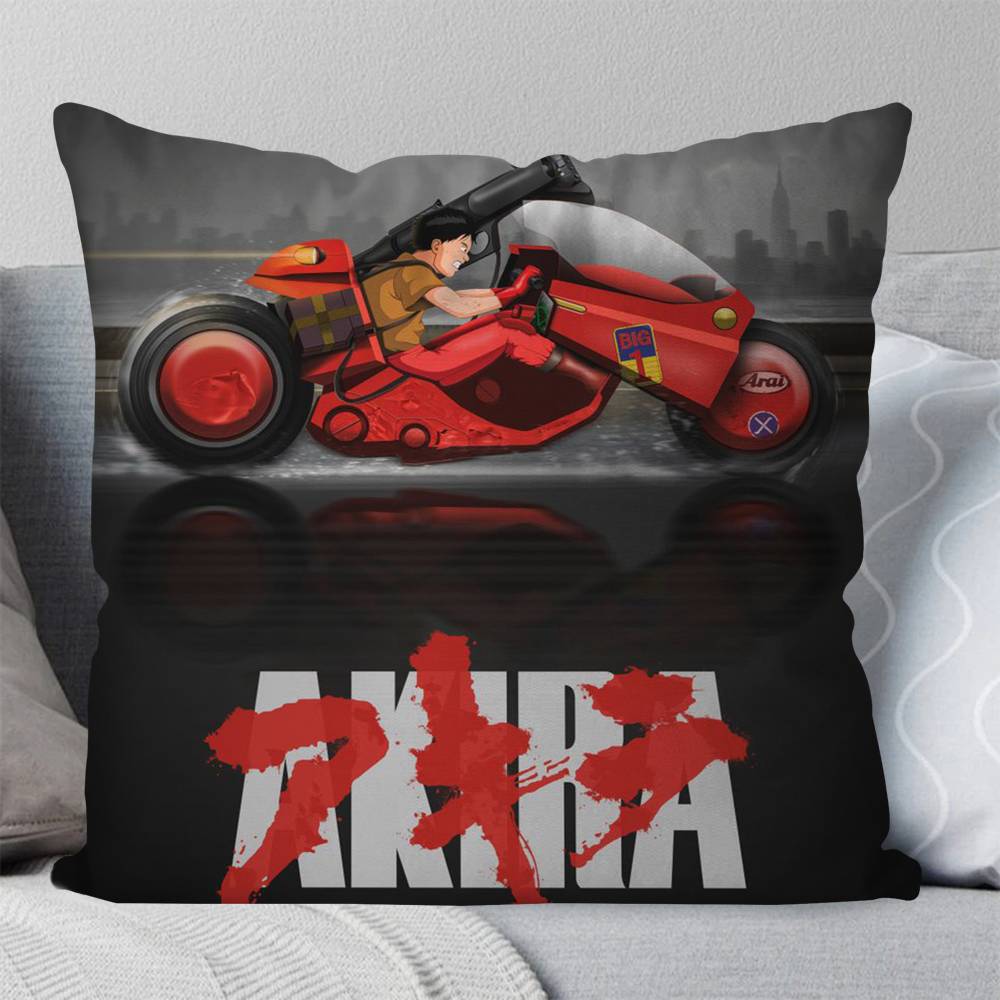 Akira Anime Pillow Case Square Pillow Bedroom Sofa Leisure Comfort Cushion Car Living Room Home Decoration