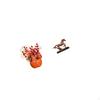 Artificial Flower Bonsai Sculpture Figurine Artwork Collectible Art Ornament Horse Statue Desk