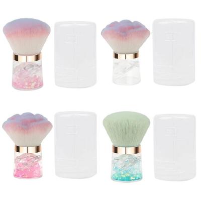Portable Nail Arts Dust Powder Remover Brush With Comfortable Grip And Practical Designs Cosmetic Cleaning Brush
