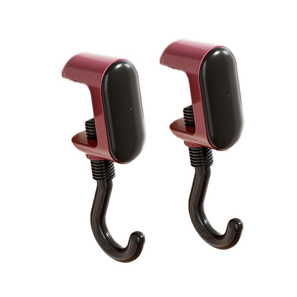 Pack of 2 Multipurpose Foldable Purse Hangers Space Saving Bag Hook for Desks In Cafes Offices and Kitchens Supplies