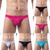 Thin Men Underwear Underpants White/Black/Rose Red/Sapphire