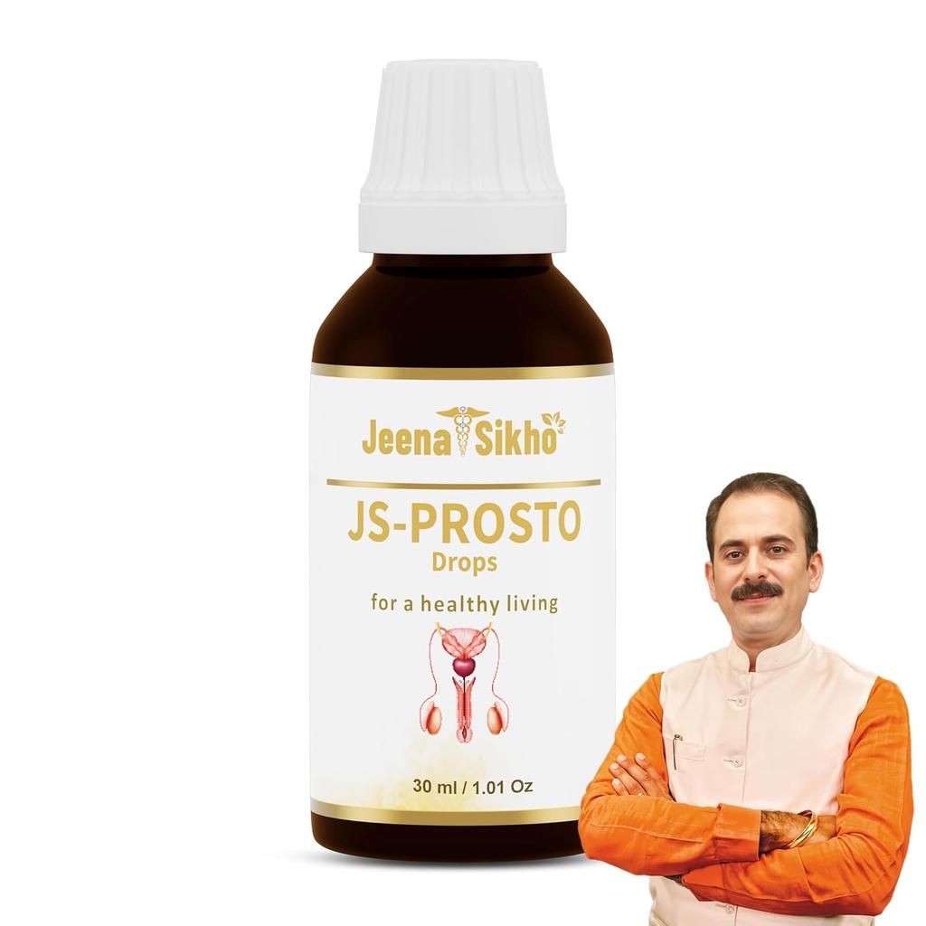 Jeena Sikho JS-Prosto Drops For Men 30 Ml Herbal Wellness Liquid Daily Vitality Urinary Comfort Support Formula
