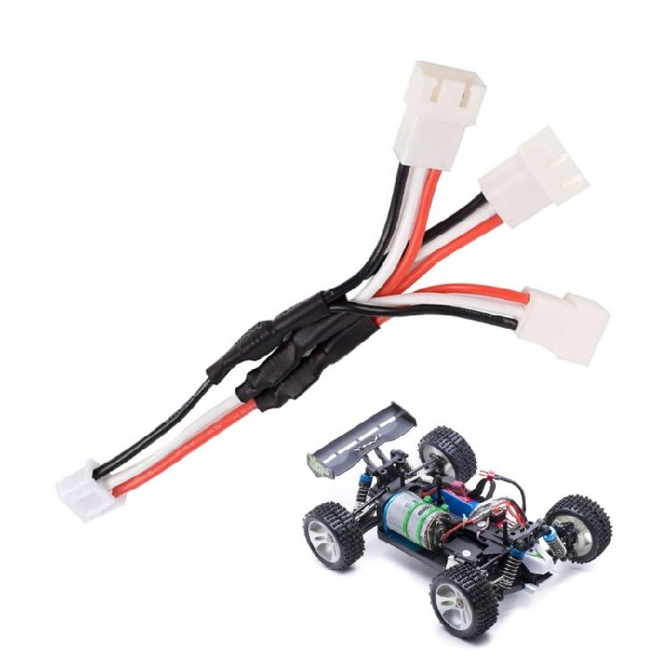 Professional XH Male to Female3P Balancer Cable Extenders With 24AWG Conductors For 7.4V 18650 Battery Charging Stations