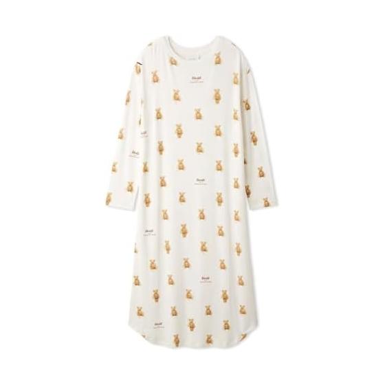 [Gelato Pique] [Steiff] James Pattern Dress PWCO245236 Women s CRM Free Size