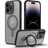 Etui z podstawką do iPhone 15 Pro [Fusion Armour Ring] Premium Hybrydowe Wytrzymałe Odporne Magnetyczna Podstawka Etui, Kompatybilne z Etui MagSafe