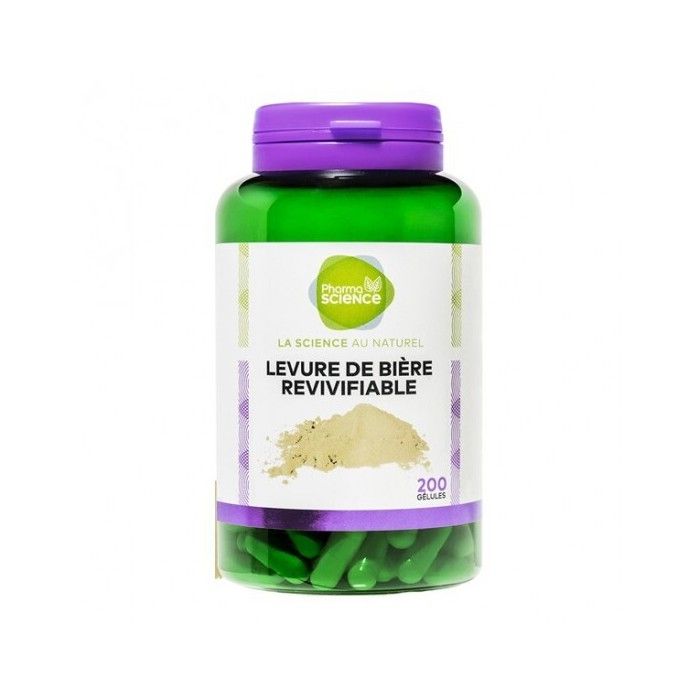 Pharmascience Levure De Bière Revivifiable 200 Gélules