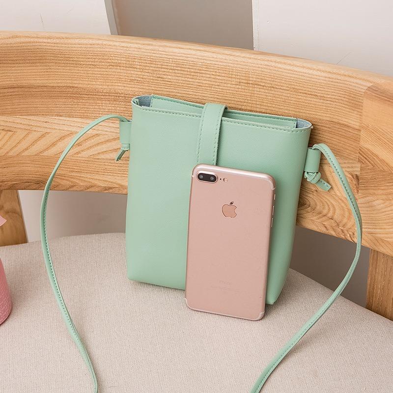 New fashionable one-shoulder crossbody bucket bag, drawstring underarm women's bag, one piece.