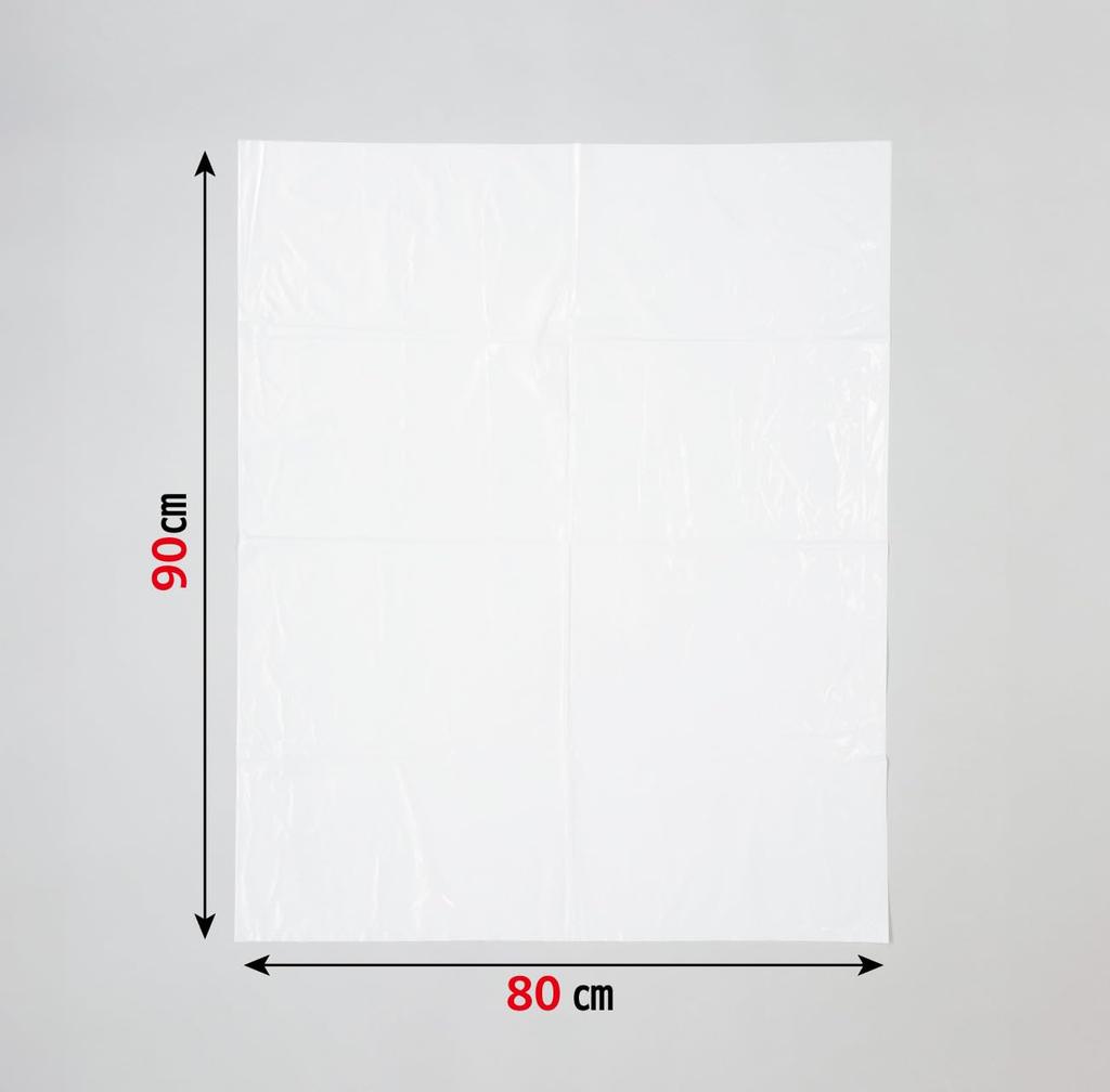 Japax Garbage Width 80 X Height Thickness BOX 1 Piece Removable Plastic 100 Pieces Bag, Translucent, 70L, 90cm, 0.035mm, Series, Bag, TN-74,