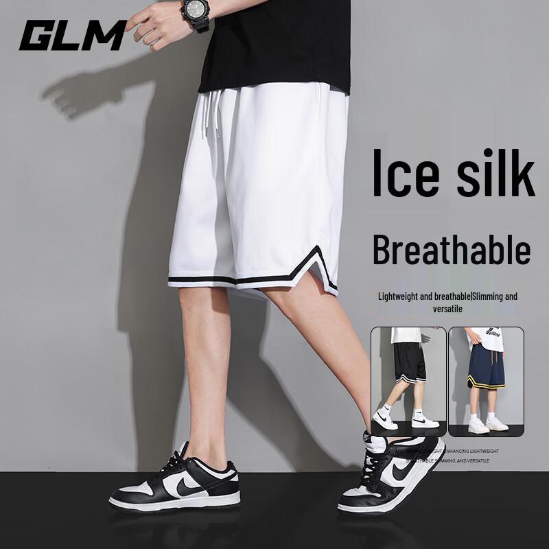 

GLM Men s Ice Silk Quick-Dry Sports Shorts M