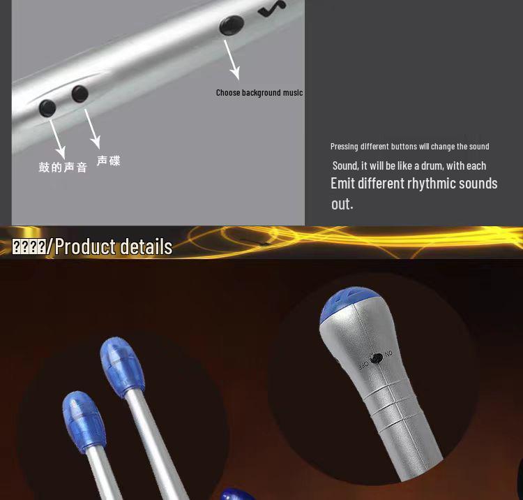 Popular Motion-Sensing Toy Drumsticks for Kids - Smart Electronic Air Drum Kit for Beginners
