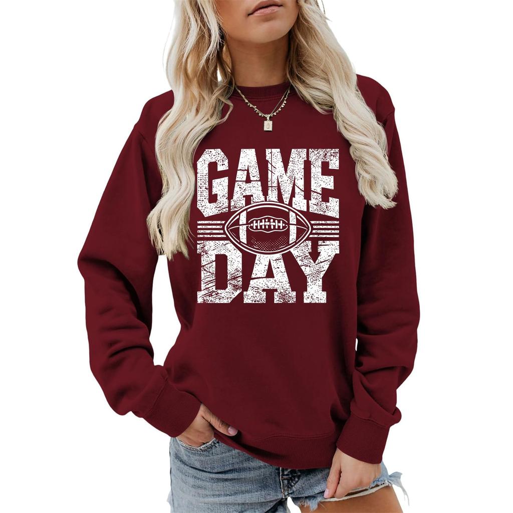 Unisex Fashion Printed Crewneck Sweatshirt, Long Sleeve Casual Pullover for Fall, Winter and Everyday Wear