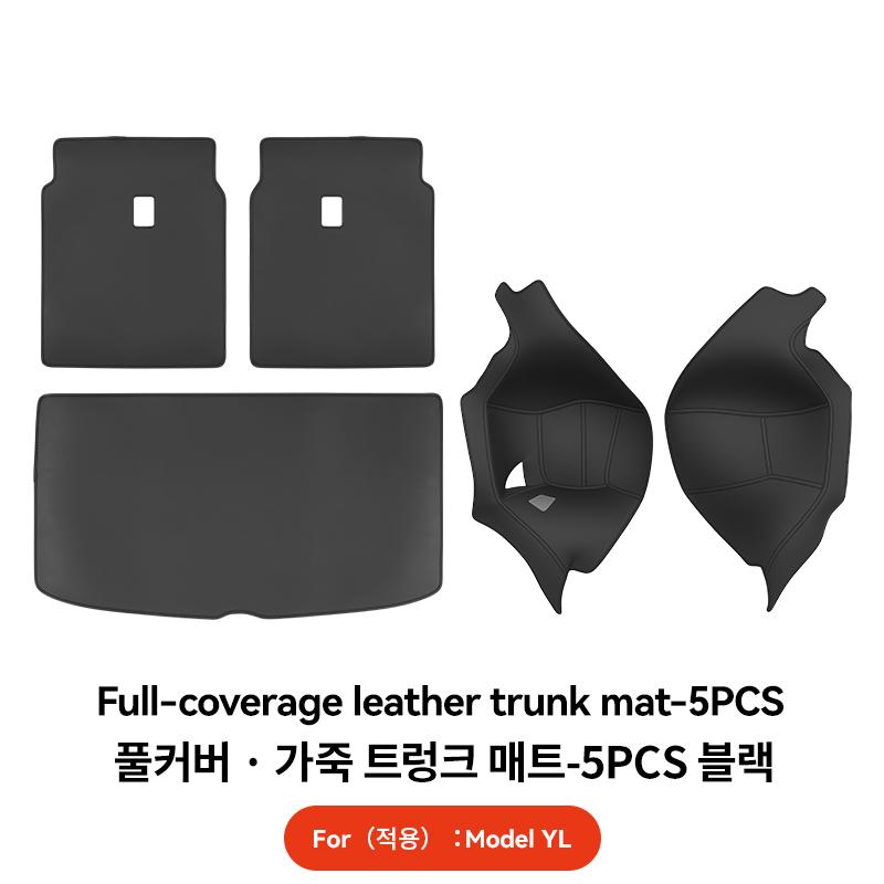 YZ For Tesla Model YL Juniper Trunk Mat Cover Nappa Leather All Weather Anti-scratch Full Coverage Trunk Liner Accessories 2026