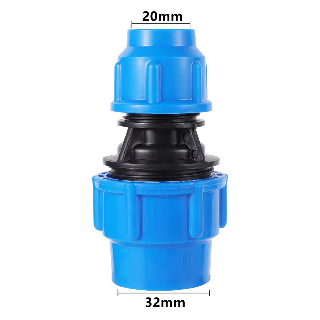 20/25/32/40/50mm PVC PE Tube Tap Water Splitter Quick Reducing Connector Garden Agriculture Irrigation Water Pipe Fittings 1Pc