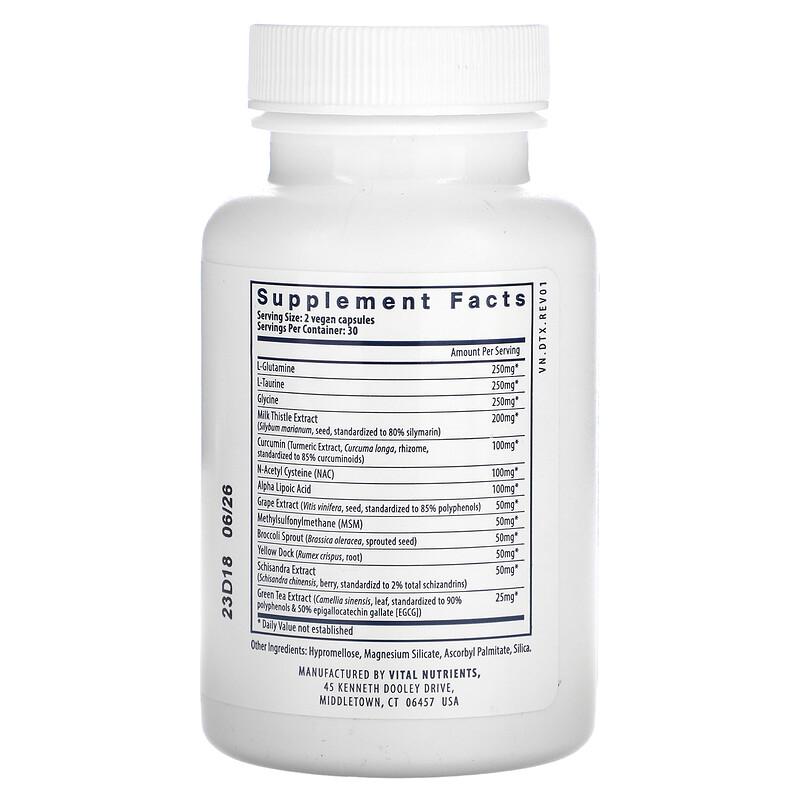 Detox Formula, 60 Vegan Capsules