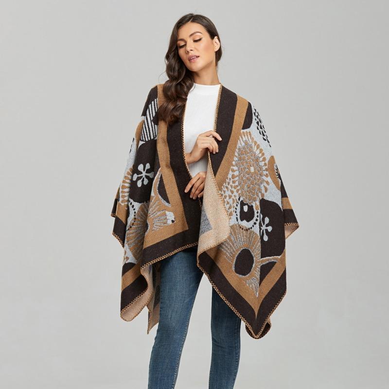 Women S Fashion Warm Scarf Cape For All Seasons