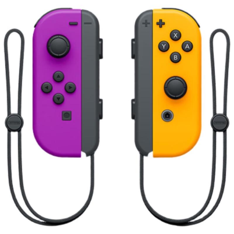 Nintendo Switch Joy-Con Controllers (L) Neon Purple / (R) Neon Orange
