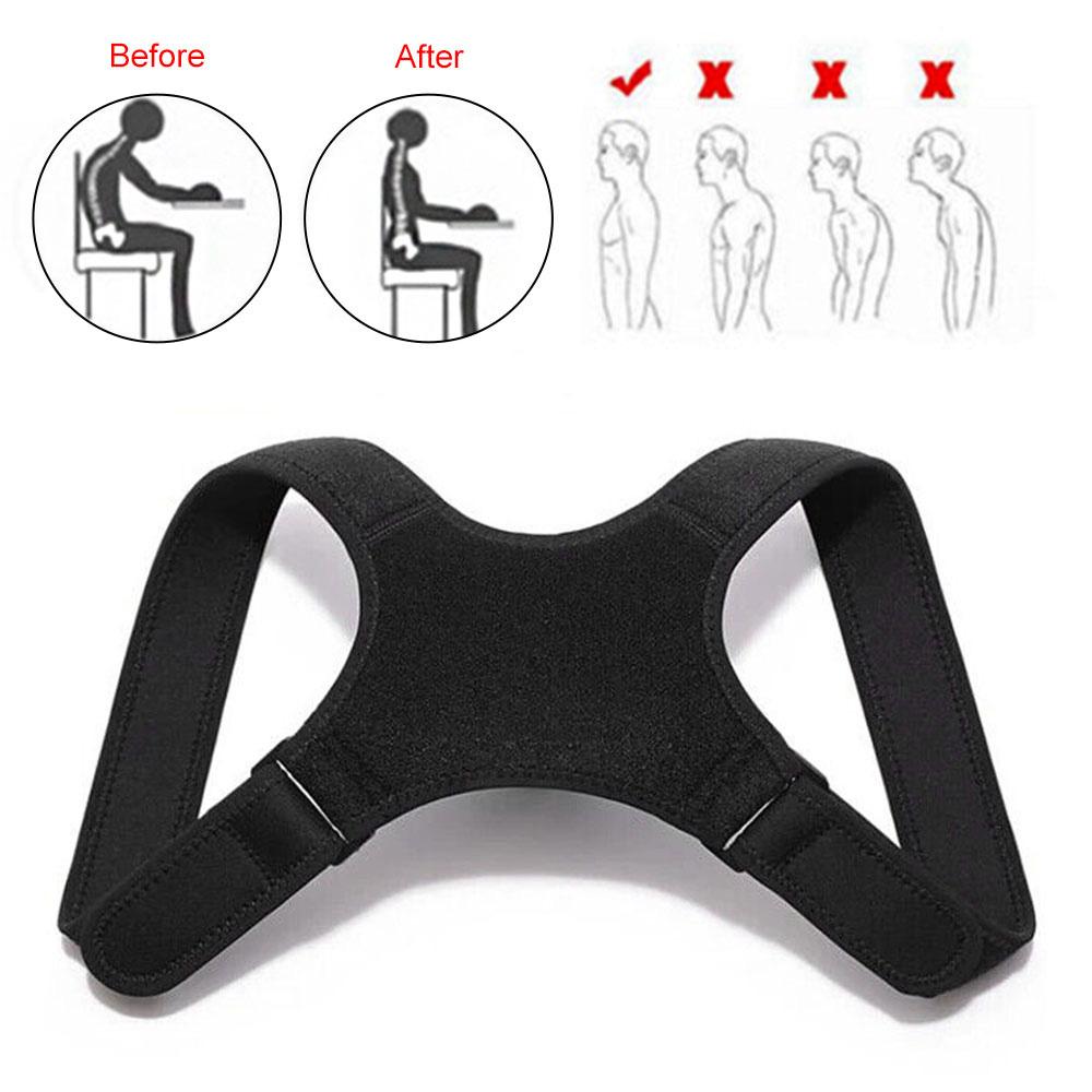 Adjustable Size Back Posture Corrector Neck Back Support Belt Spine Shoulder Brace Support Belts Adult Invisible Hunchback Belts