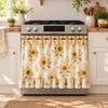 Gathered Material Oven Grip Cover Cozy Ruffled Handle Curtain