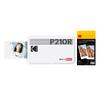 Kodak Mini 2 Retro 4PASS Smartphone Printer X Printer Body 8 Printers 30 Printers White Printer/Instant Printer/Cheki (5.3 8.6 Cm) + + + Bundle,