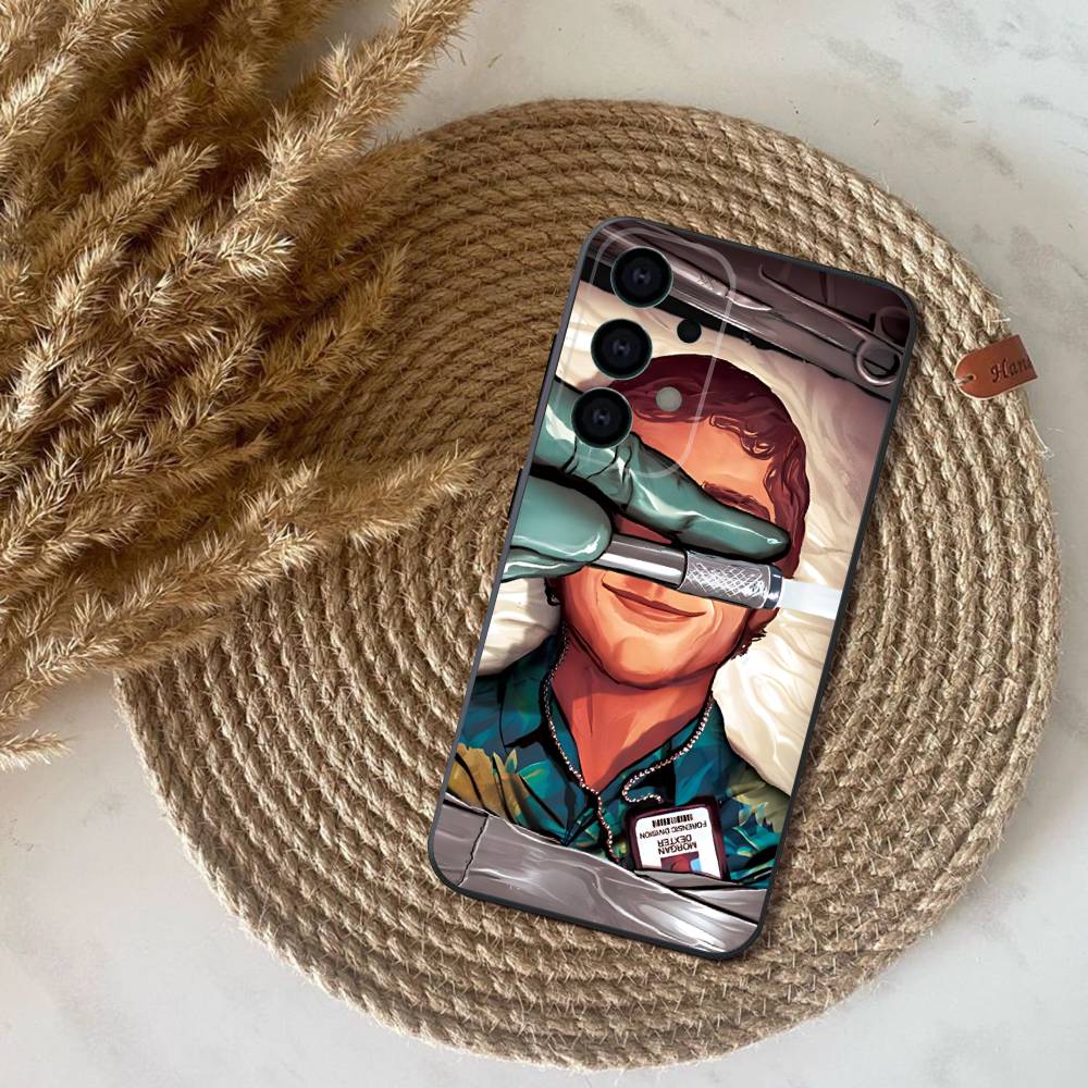 Phone Case For Samsung S25,S24,S21,S22,S23,S30,Ultra,S20,Plus,Fe,Lite,Note,10,9,5G D-Dexter Morgan Black Cover