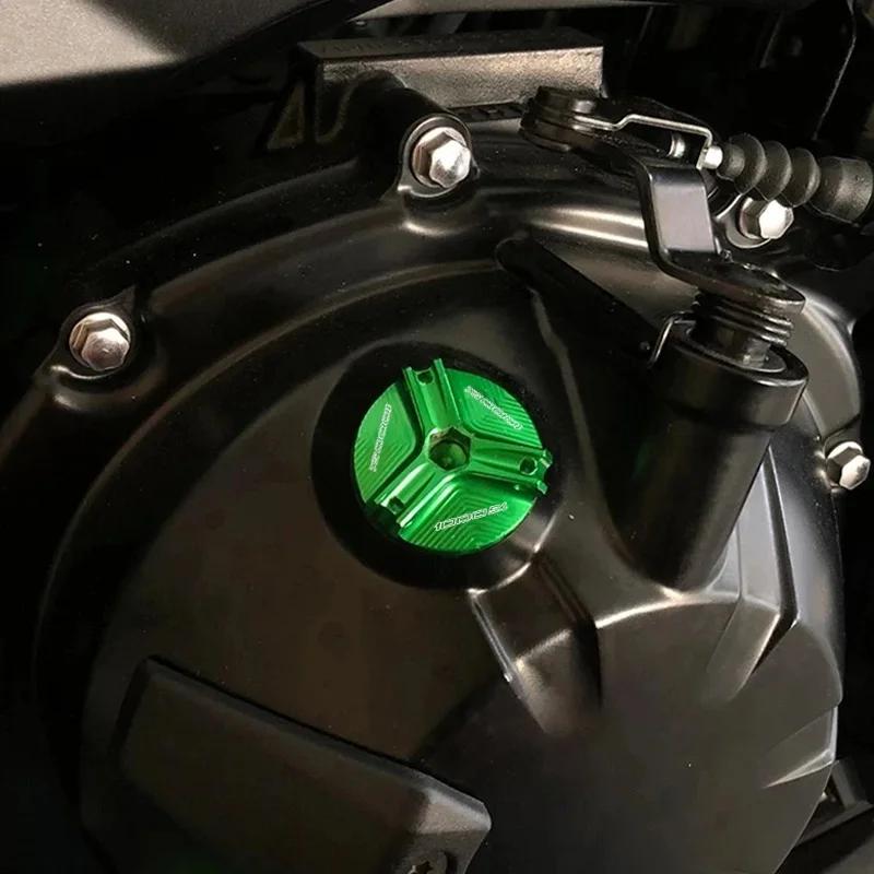 Motorcycle Oil Filler Cap Engine Plug Cover For Kawasaki Ninja1000sx Z1000 Ninja 650 400 1000 500 SX Z900 RS SE Z800 Z650 Z500