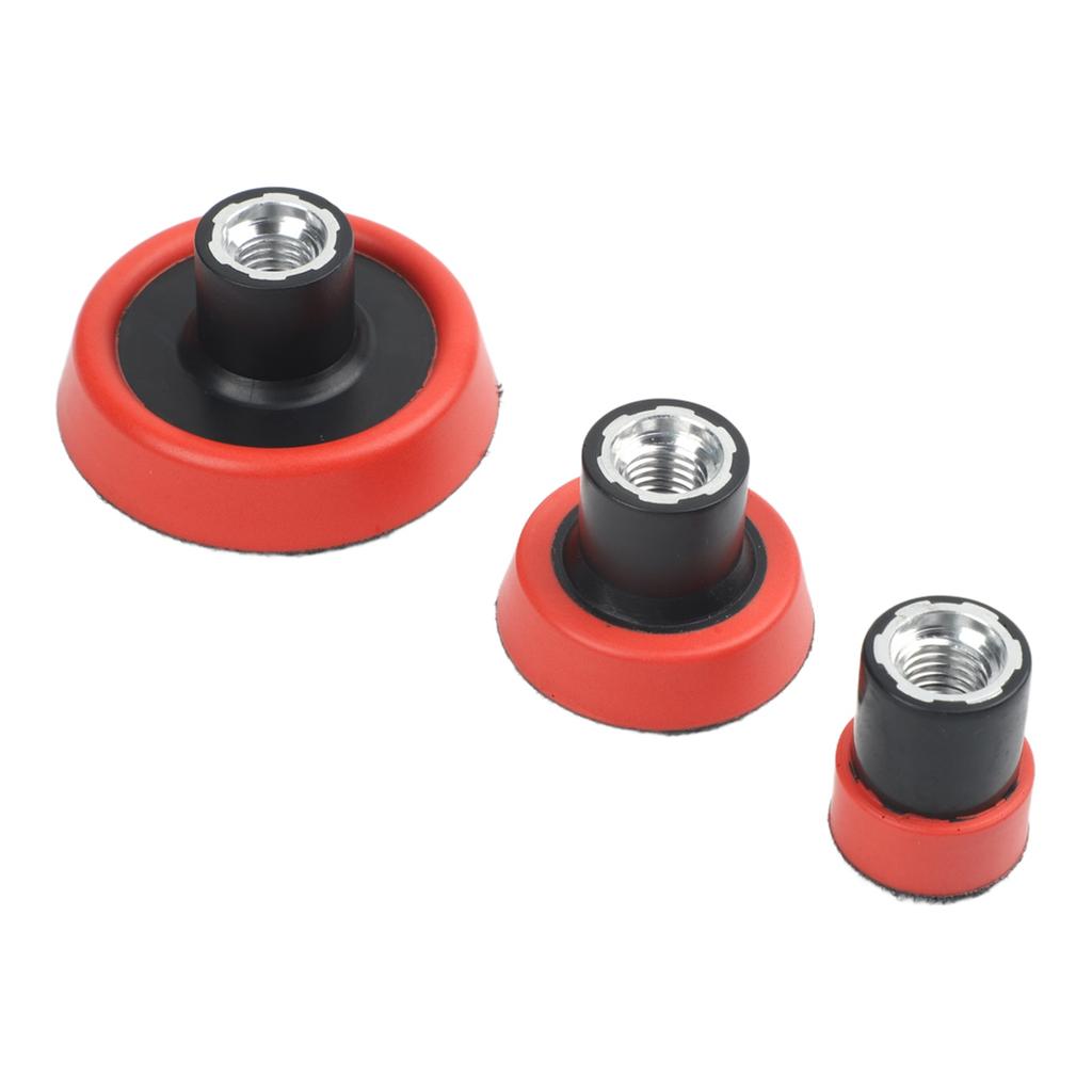 Polishing Pad Kit 1.2 2 3 Inch With Extension Rod For Car Detailing Alloy Backing Plate Soft Edge Buffer Tool Set