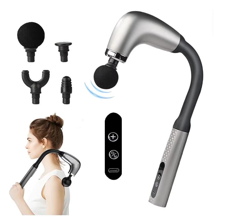 2026 New Smart Fascia Gun Electric Massager Massage Hammer Electric Fascia Gun Home Handheld Hammer Back Artifact Christmas Gift